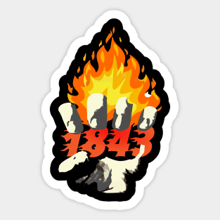 SINCE 1843 Sticker